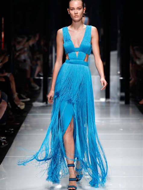 versace fringe dress|versace clothing.